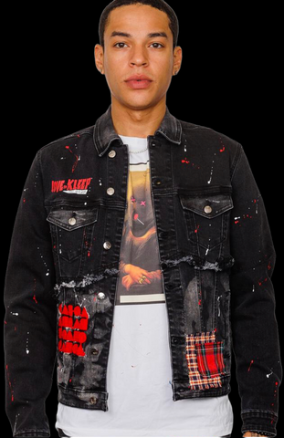 Kleep Black Jean Jacket